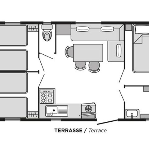 MOBILHOME 6 personnes - Venezia CONFORT