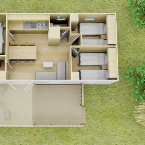 CASA MOBILE 6 persone - Casa mobile | Comfort XL | 3 Camere da letto | 6 Persone | Terrazza rialzata | Aria condizionata