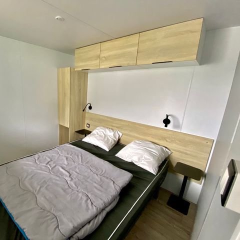 STACARAVAN 4 personen - Comfort 2 slaapkamers - Half overdekt terras