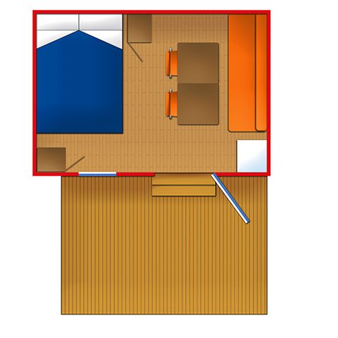 MOBILHOME 2 personnes - BOOGIE, sans sanitaires