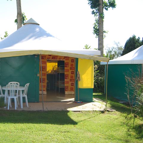 CANVAS BUNGALOW 5 people - Pagan - with sanitary facilities