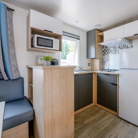 Stacaravan 10 personen - 4 comfort kamers - 40m².