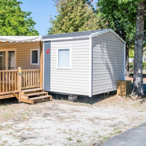 MOBILE HOME 8 people - 4 Rooms 6/8 Persons Air-conditioned + TV