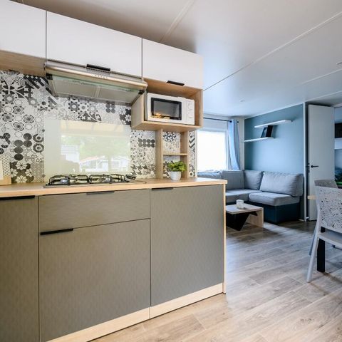 Mobilheim 6 Personen - 3 Zimmer 4/6 Personen Klimatisiert + TV