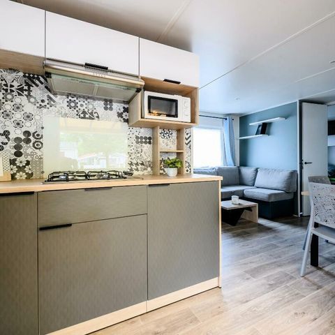 Mobilheim 6 Personen - 3 Zimmer 4/6 Personen Klimatisiert + TV