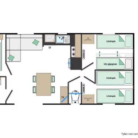 MOBILHOME 4 personnes - Tadorne