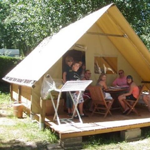 TENTE TOILE ET BOIS 4 personnes - Tente Lodge Pinson