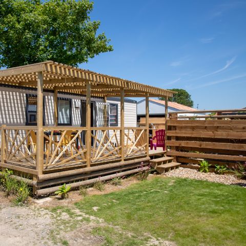 MOBILHEIM 4 Personen - COTTAGE LUXUS DES DINOS 2ch