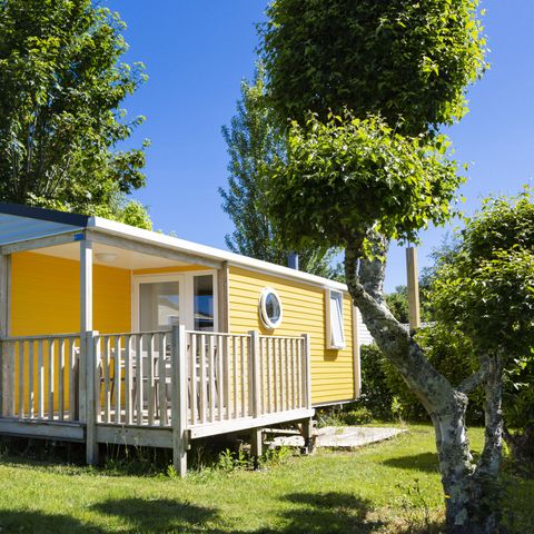 MOBILHOME 4 personnes - Confort 28m² - 2 chambres - terrasse semi-couverte - TV + lave-vaisselle