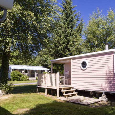 MOBILE HOME 7 people - Confort 34m² - 3 bedrooms - Semi-covered terrace - TV