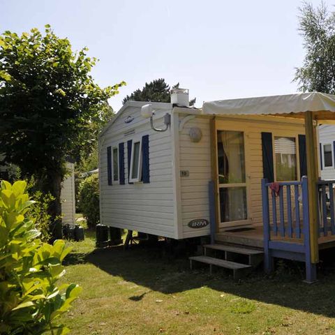 MOBILE HOME 7 people - Confort 31m² - 3 bedrooms - Covered terrace 18m² - TV + dishwasher