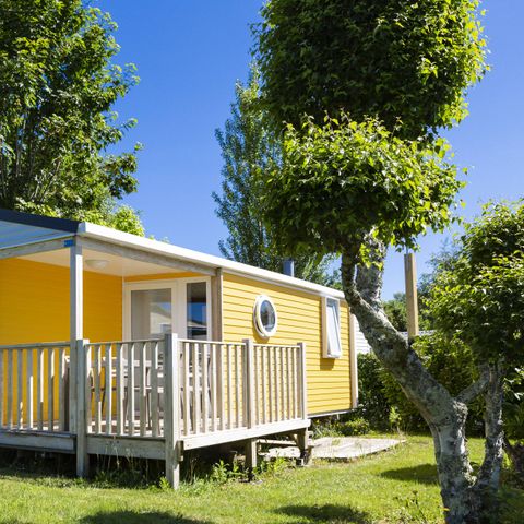 MOBILHOME 5 personnes - Mobil-home Confort 28m² - 2 chambres - terrasse semi-couverte - TV