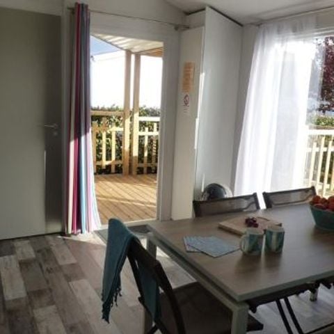 Stacaravan 6 personen - ARCHIPEL Premium 30m² - 3 kamers / Overdekt terras