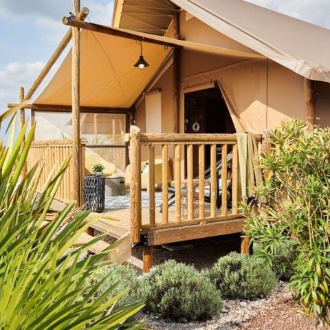 TENT 4 people - Lodge Tent JUNGLE 26m² 2 bedrooms + terrace