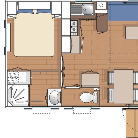 MOBILE HOME 4 people - IROISE Standard 27m² - 2 bedrooms