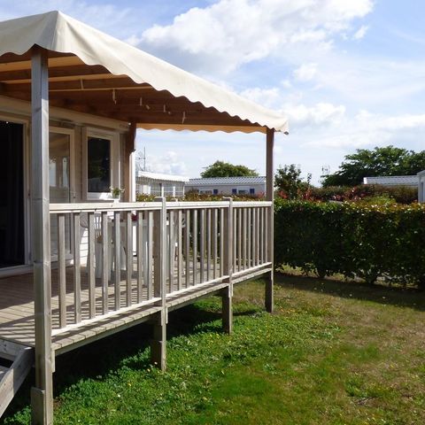 STACARAVAN 2 personen - Stacaravan OUESSANT Confort 18m² - 1 kamer / Overdekt terras