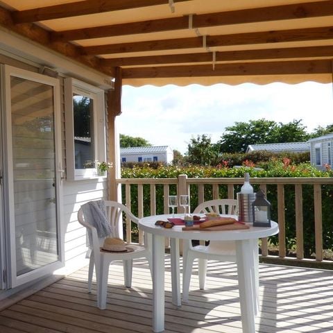 MOBILE HOME 2 people - Mobilhome OUESSANT Confort 18m² - 1 bedroom / Covered terrace