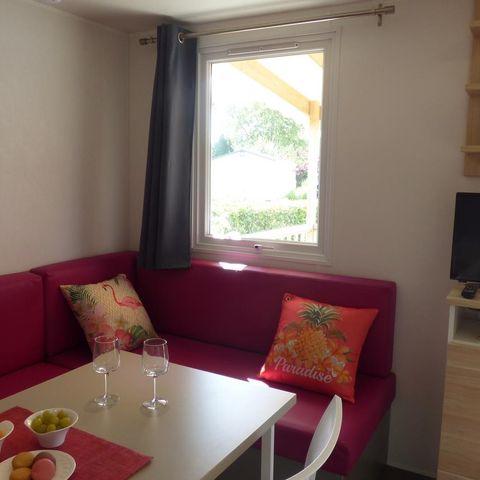 MOBILHEIM 2 Personen - Mobilheim OUESSANT Confort 18m² - 1 Zimmer / Überdachte Terrasse