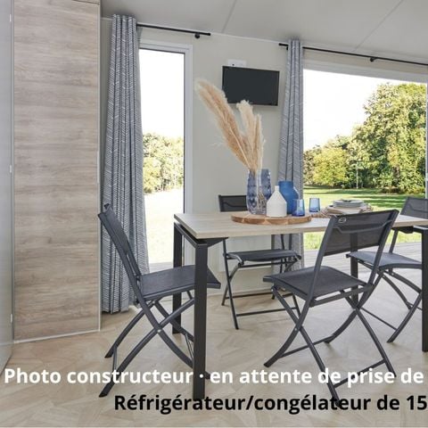 Stacaravan 4 personen - MARIN Confort 27 m² - 2 slaapkamers / overdekt terras + TV