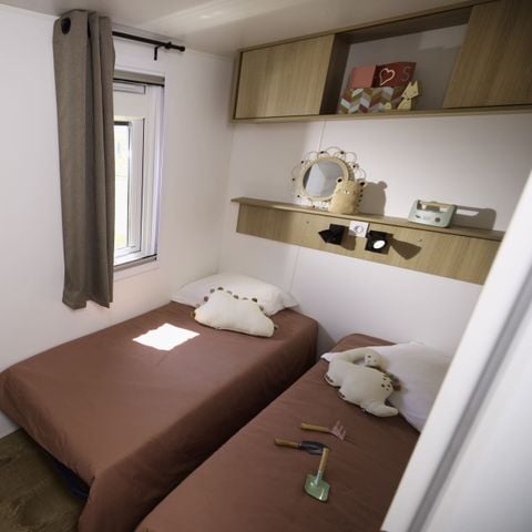 MOBILHOME 6 personnes - CORNOUAILLE Confort 35m² - 3 chambres / Terrasse couverte + TV