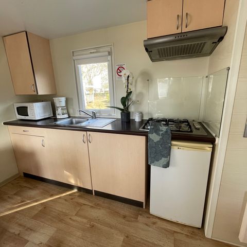 Mobilheim 2 Personen - Duo Confort - 20m² - 1 Schlafzimmer - überdachte Terrasse