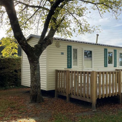 Stacaravan 4 personen - Eco - 20m² - 2 kamers - mooi terras