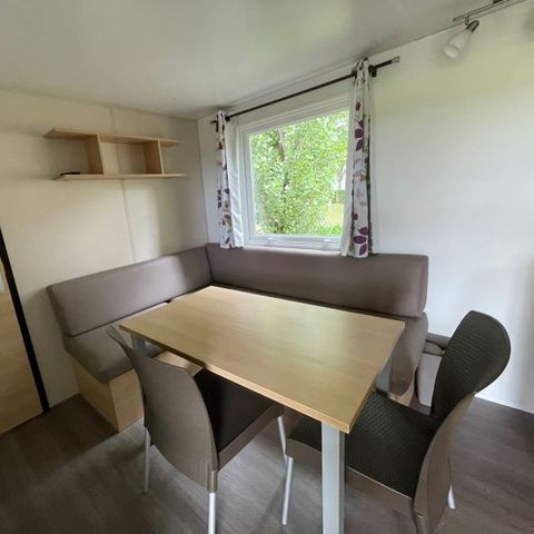 Stacaravan 4 personen - Familiesuite - 30m² - 2 kamers + 2 badkamers