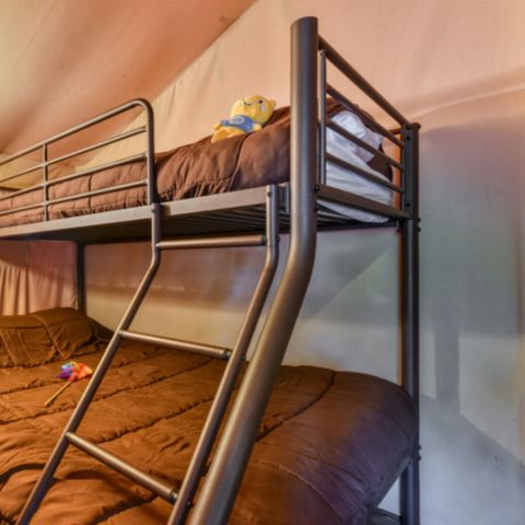 Safaritent 5 personen - 2-slaapkamer lodge (zonder sanitair)