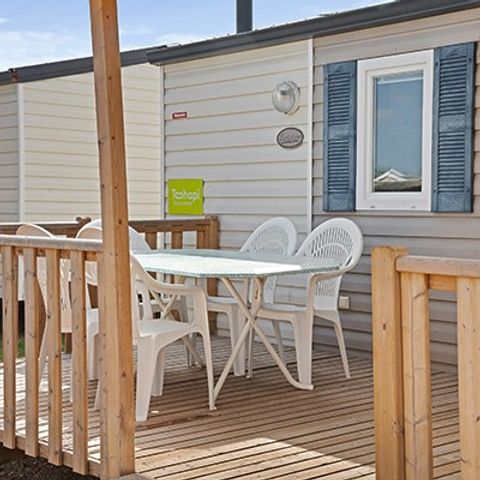 MOBILHOME 6 personnes - Mobil-home | Comfort XL | 2 Ch. | 4/6 Pers. | Terrasse surélevée