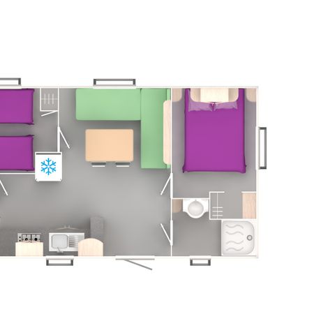 MOBILHEIM 4 Personen - Mobilheim 4 personen