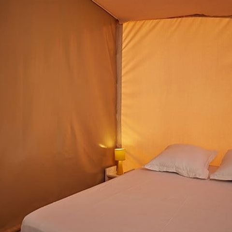 Safaritent 5 personen - Eco Lodge Tent | 2 Slaapkamers | 4/5 Pers | Geen badkamer