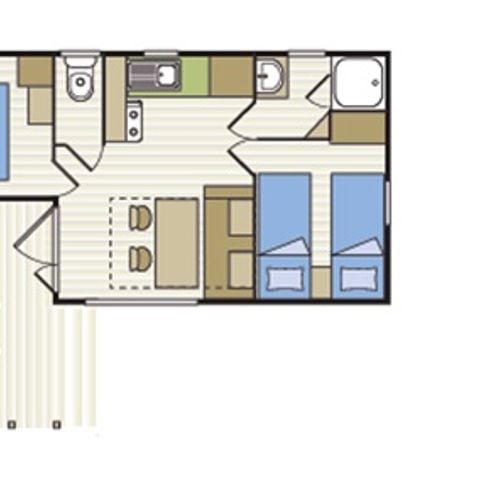 MOBILHOME 6 personas - PERLA