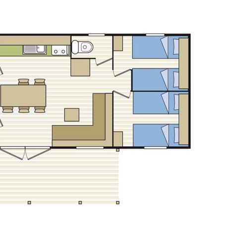 MOBILHOME 6 personnes - SANTORIN Évasion