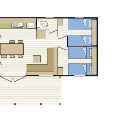 Mobilheim 6 Personen - SANTORIN Flucht