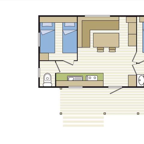 MOBILHOME 6 personnes - MINORQUE