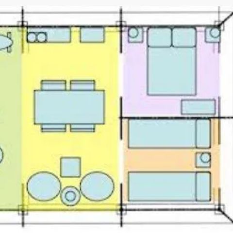 TIENDA DE LONA Y MADERA 5 personas - Naturaleza 3 Habitaciones Sin Sanitarios