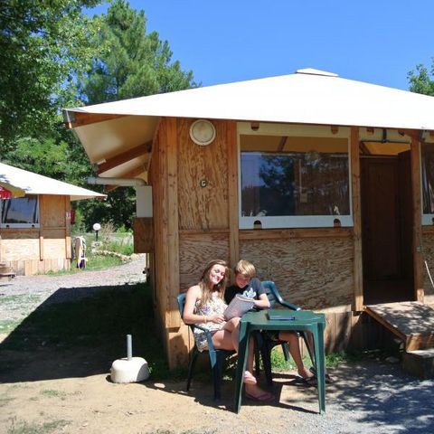 AUßERGEWÖHNLICHE UNTERKUNFT 6 Personen - Ausgestattete Hütte - 2 Zimmer 25m²