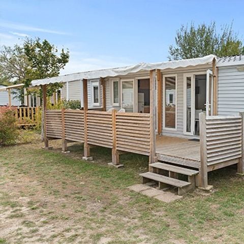 MOBILHOME 6 personnes - Comfort XL | 3 Ch. | 6 Pers. | Terrasse surélevée | Clim.