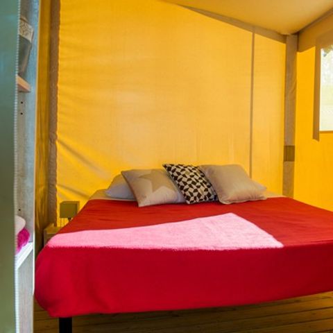 TENDA IN TELA E LEGNO 5 persone - Eco Lodge | 2 Camere da letto | 4/5 Persone | Senza bagno