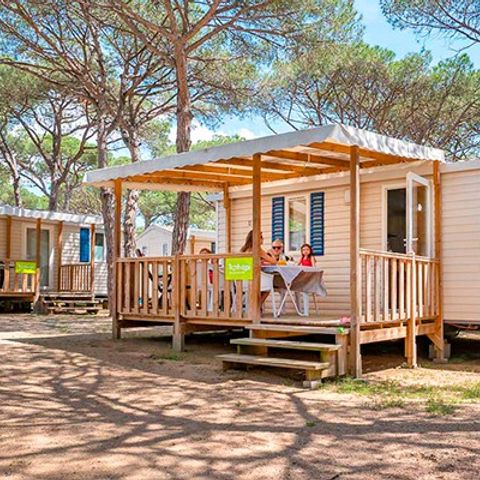 MOBILHOME 4 personnes - Comfort XL | 2 Ch. | 4 Pers. | Terrasse surélevée | Clim.