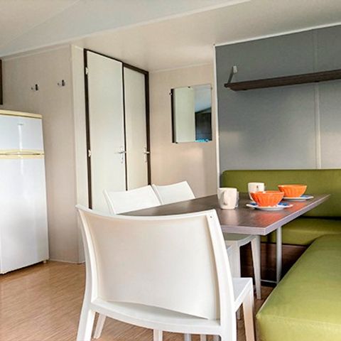 MOBILHOME 6 personnes - Comfort | 3 Ch. | 6 Pers. | Terrasse surélevée