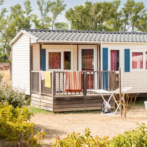 MOBILHOME 4 personnes - Comfort XL | 2 Ch. | 4 Pers. | Terrasse Couverte