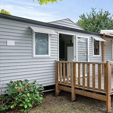 Stacaravan 6 personen - Mobile-home | Comfort XL | 3 slaapkamers | 6 pers. | Verhoogd terras | Airconditioning