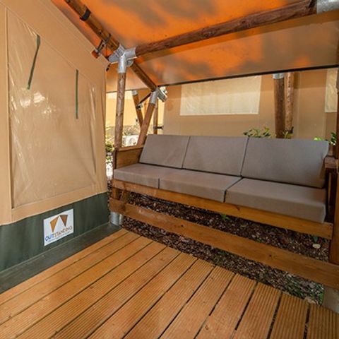 SAFARITENT 5 personen - Super Lodge Tent | 2 Slaapkamers | 4/5 Pers. | Geen badkamer