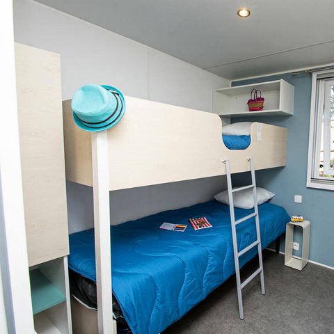 Stacaravan 8 personen - Luxe 4 Kamers 6/8 Personen Airconditioning + TV