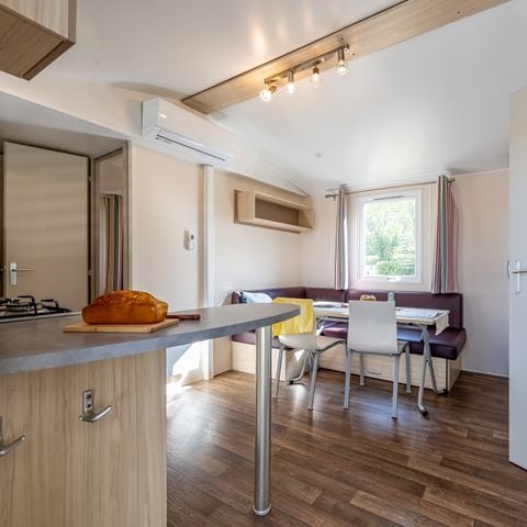 MOBILHOME 5 personnes - 2 chambres avec vue riviere (29 m²) - n°64 à 72