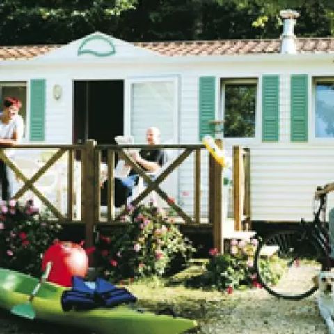 MOBILHOME 6 personnes - vue rivière 3 Pièces 4/6 Personnes Climatisé