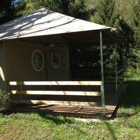 CANVAS AND WOOD TENT 4 people - Lodge Tent