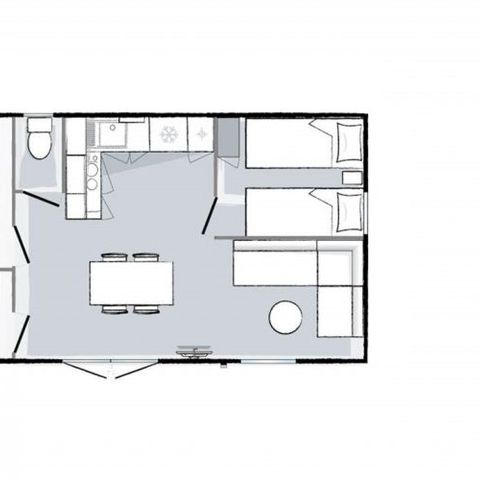 MOBILHOME 4 personas - PRESTIGIO S