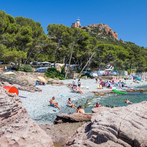 Camping Yelloh Village la Plage du Dramont - Camping Var - Afbeelding N°2